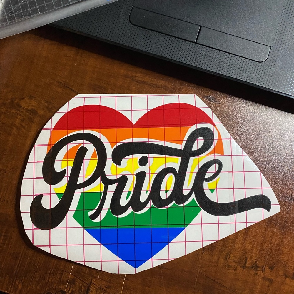 Vinyl decal PRIDE